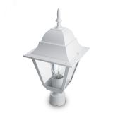 Светильник НТУ-60w на трубу Е27 IP44 белый 11017 FERON
