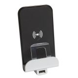 Livinglight.Беспроводное зарядное устройство Qi 1А с дополнительным разьемом USB A 5В 2,4А. LN4285CW2 Legrand