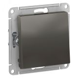 Переключатель одноклавишный ATLASDESIGN схема 6 10АХ механизм сталь ATN000961 Systeme Electric