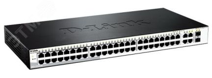 Коммутатор управляемый L2 48 портов 10/100 Мб/с, 2хSFP 92890 D-Link