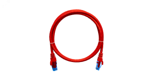Патч-корд U/UTP 4 пары Cat 6 2хRJ45/8P8C T568B 7х0205мм LSZH красный 1.5м ЭКО41736 NIKOMAX