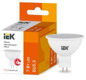 Лампа светодиодная MR16 софит 7Вт 230В 3000К GU5.3 IEK LLE-MR16-7-230-30-GU5 IEK