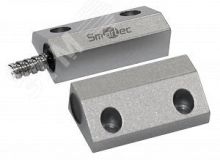 Датчик магнитоконтактный, НЗ/НР, серебряный, накладной для металлических дверей, металлорукав, зазор 50 мм smkd0469 Smartec