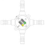 Взрывонепроницаемая распределительная коробка из алюминия LBD-D-MB-RN.2x2-RN.2(i)x2-TR.2x2-KA2MHK(A)-KA2MHK(B)-KA2MHK(C)-KA2MHK(D) LBD21000009 DKC