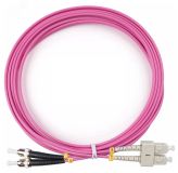 Шнур оптический duplex 3м SC-ST 50/125 мм OM4 LSZH 9123c Cabeus