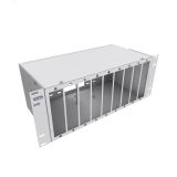 Кросс NTSS STANDART оптический 19'' частично укомплектованный 4U, 96/144 порта FC/ST (планки FC/ST 16 портов-9шт, планка-заглушка-3шт, сплайс-кассета-5шт) серый RAL 7035 ЦБ-00149236 NTSS