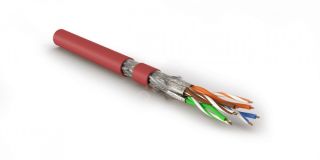 Кабель SFTP4-C8.1-S23-IN-LSZH-RD-500 (500 м) витая пара экраниров.S/FTPкат.8.1 445172 Hyperline