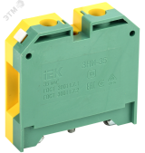 Клемма ЗНИ-35 мм.кв. ЗЕМЛЯ желто-зеленая YZN20-035-K52 IEK