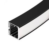 Профиль SL-ARC-3535-D1500-W90 BLACK (1180мм, дуга 1 из 4) (ARL, Алюминий) 026599 Arlight