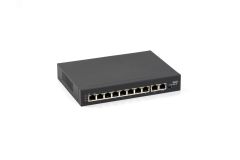 Коммутатор неуправляемый SKAT 8 портов, PoE+, 2-Uplink, 120 ВТ 4072 Бастион