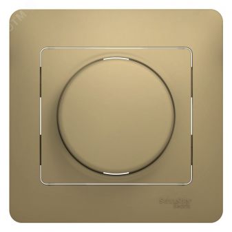 Диммер поворотно нажимной, LED, RC, 630 Вт, титан GSL000437 Systeme Electric