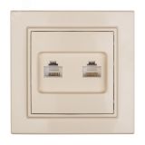 Розетка RJ-45+Phone СП бежевый Минск ERK00-135-20 EKF