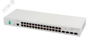 Коммутатор управляемый L2 24 порта 10/100 Мб/с, 4хSFP, 48B DC 1000701012 ELTEX