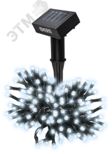 Солнечная светодиодная гирлянда SLR-G01-100W хол. бел. 100 LED ФАZА 5027305 JazzWay