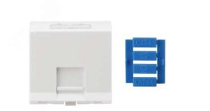 Вставка угловая 45x45 для 1 модуля Кeystone Jack 426178 Hyperline