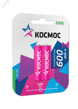 Аккумулятор 600мАч R03 NiMH 2BL KOCR03NIMH(600MAH) Космос