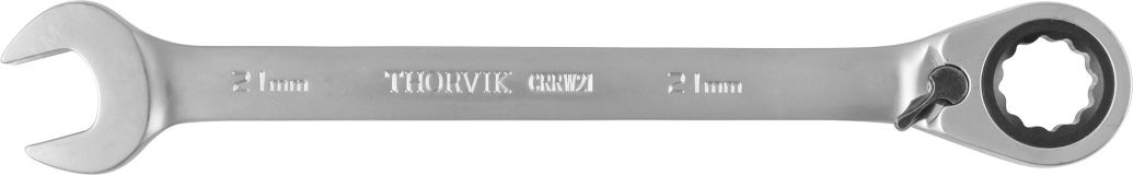 Ключ гаечный комбинированный трещоточный с реверсом, 21 мм 053499 Thorvik