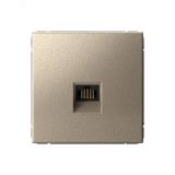 ARTGALLERY розетка компьютерная RJ45, кат. 6A, механизм, шампань GAL000586 Systeme Electric