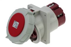 Розетка встраиваемая наклонная 125A/400V/3P+N+E/IP67, фланец 110x114 00-00032524 INPIN