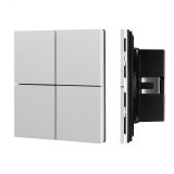 INTELLIGENT ARLIGHT Кнопочная панель KNX-304-23-IN Silver (BUS, Frameless) (IARL, IP20 Металл, 2 года) 039662 Arlight