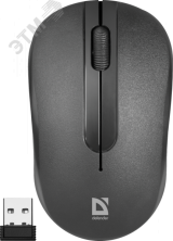 Мышь беспроводная Datum мм-285 1600 dpi, 3 кнопки, черный 52285 Defender