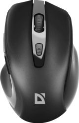 Мышь беспроводная Prime MB-053, оптическая, 6D, 800-1600dpi, бесшумные кнопки, черный 52053 Defender