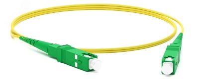Патч-корд волоконно-оптический (шнур) SM 9/125 (OS2) SC/APC-SC/APC simplex LSZH (15м) 240100 Hyperline