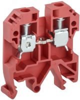 Клемма винтовая КВИ-6мм2 красная YZN30-006-K04 IEK