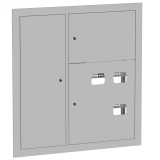 Щит этажный 3 кв. RAL9003 со слаботочным отсеком слева (1000х950х160) PROxima mb29-v-3z-ral9003 EKF