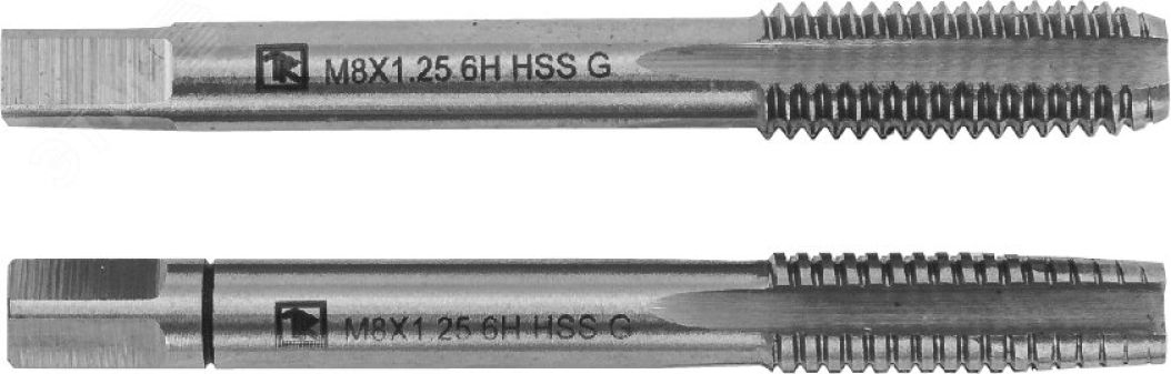 Набор метчиков T-COMBO двухпроходных ручных универсальных М7х1.0, HSS-G, 2 шт. 052815 Thorvik