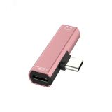 Переходник USB Type C на Jack 3.5 мм, розовый 1000603883 Greenconnect