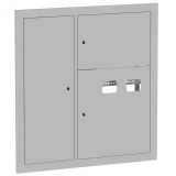 Щит этажный 2 кв. RAL9003 со слаботочным отсеком слева (1000х950х160) PROxima mb29-v-2z-ral9003 EKF