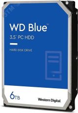 Жесткий диск 6TB Blue 3.5'', SATAIII, 5400 об/мин, 256 МБ 1000621787 Western Digital