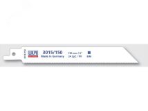 Полотно сабельное 3015/100 Bi-metall х 5 шт/уп для жести, стали толще, чем 1,2мм мелкозубное 1421000005 WILPU