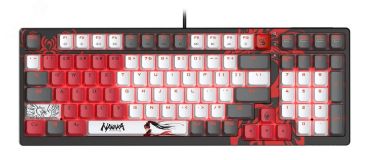 Клавиатура Bloody S98 Naraka, USB, for gamer LED, черный/красный 1857903 A4Tech