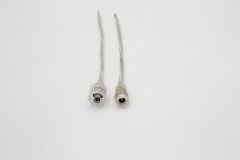 Разъем 5.5/2.1mm Crystal для подключения LED ленты IP65 к источнику питания V4-R0-70.0024.KIT-5521 Вартон