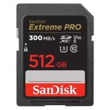 Карта памяти 512GB SD Extreme Pro UHS II, SDXC, 300 МБ/с, Class 10 157983 SanDisk