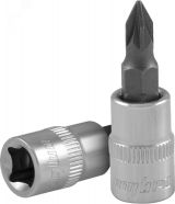 Насадка торцевая 3/8''DR с вставкой-битой POZIDRIVE®, PZ2 055647 Ombra