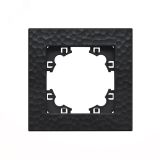 Рамка фактурная 1 пост UNIVersal Афина графит (еврослот) A10053-Gr UNIVersal