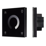 Панель SMART-P4-DIM-G-IN Black (12-24V, 4x3A, Sens, 2.4G) (IP20 Пластик, 5 лет) 034778 Arlight