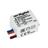 Блок питания ARJ-KE04300-MINI (1.2W, 300mA) (ARL, IP20 Пластик, 5 лет) 030177 Arlight