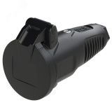Розетка каб 16A/250V/2P+E/IP54 с черным крышкой и корпусом, маркер черный 00-00027696 PCE