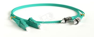 Патч-корд волоконно-оптический (шнур) мм 50/125(OM3) LC-ST duplex LSZH (10м) 247709 Hyperline