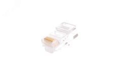 Коннектор RJ45/8P8C Кат.5e универсальный под 0 40-0 45мм неэкран. 100шт ЭКО28362 NETLAN