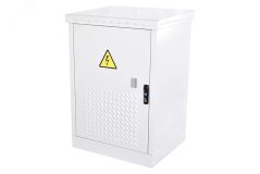 Шкаф всепогодный напольный 12U 700х600 комплектация Т1 с контроллером MC1 и датчиками ШТВ-1-12.7.6-43АА-Т1-МС1 ЦМО