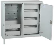 Щит учетно-распределительный навесной ЩУРн-3/48зо IP31 замок окно MKM35-N-48-31-ZO IEK