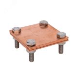 Зажим полоса 40 - полоса 40 (3 пластины 70x70мм) Cu PROxima lp-g3105-cu EKF