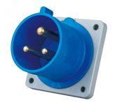 Вилка для скрытой проводки 2Р+РЕ 16А 220В IP44 ВЩ-103 26230DEK Dekraft