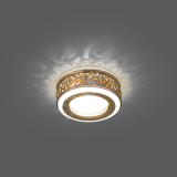 Светильник Backlight Кругл. Золото/Белый, Gu5.3, 3W, LED 3000K 1/30 BL092 GAUSS