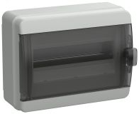 TEKFOR Корпус пластиковый навесной КМПн-12 IP65 черная прозрачная дверь IEK TF5-KP72-N-12-65-K03-K02 IEK